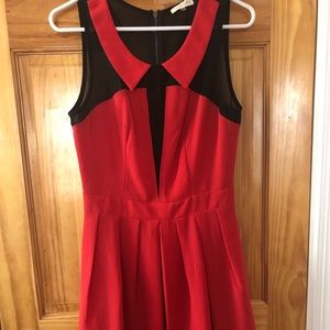 Red Skater Dress